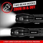 GearLight LED Flashlight Bright, Zoomable Tactical Flashlights - Image 4