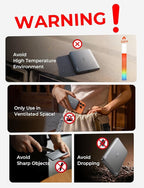LISEN 0.5‘’ Ultra Slim MagSafe Portable Charger, 10000mAh Wireless Card Slim - Image 9
