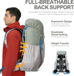 IX INOXTO 55L Internal Frame Waterproof Hiking Camping Backpack - Image 3