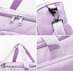 Suruid Travel Duffel Bag with Shoes Compartment Sports Gym Bag with Dry Wet - Image 6
