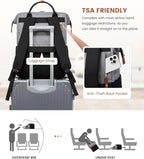 LOVEVOOK Laptop Backpack for Women, 17.3'' Waterproof Nurse Bag Teacher Work - Image 7