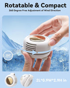 Portable Silent Mini Bladeless Electric Fan, Mini Whirlwind Fan - Image 6
