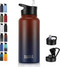 HASLE OUTFITTERS 32oz Stainless Steel Water Bottle, Vacuum Insulated Double by HASLEOUTFITTERS