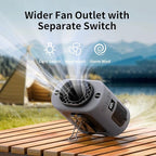 Socool 14500mAh Portable Waist Fan Clip on Belt 360 Rotation Wearable - Image 7