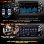 AWESAFE Android 13 Car Stereo for Jeep Compass 2017 2018 2019 2020, GPS - Image 6