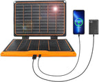 FlexSolar 20W Portable Solar Panel, High-Efficiency Monocrystalline PV Module by FlexSolar