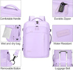 Lumesner Carry on Travel Backpacks, Extra Large 40L Flight Approved Bag - Image 6