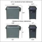 MTM AC5C 5-Can Ammo Crate Mini, Convenient size, Store 650 rounds of 9mm bulk - Image 4