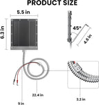 POWOXI 12V Solar Panel for Deer Feeder: 1.7W Waterproof Solar Battery Charger - Image 6