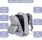 coofay Large Travel Backpack For Women Airline Approved Carry On Backpack - Image 3