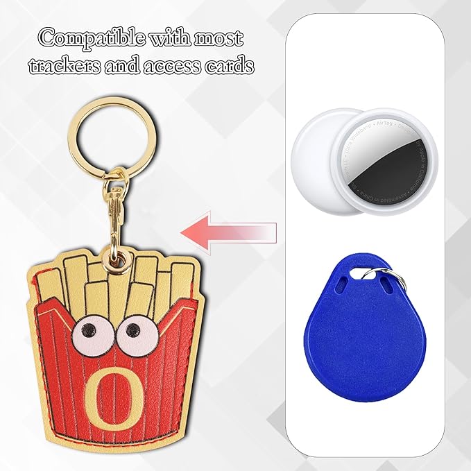 Leather Keychain Case Holder Compatible - Image 4