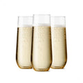 TOSSWARE POP 9oz Flute SET OF 24 Premium Quality, Recyclable, Unbreakable & by TOSSWARE