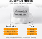 UME 49W 5500LM LED Security Lights Motion Sensor Light Outdoor, 5000K Daylight - Image 4