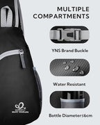 WATERFLY Crossbody Sling Bag Small Water Resistant Backpack Lightweight - Image 2