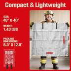 Emergency Fire Blanket 4 Pack 40"x40", Essential Fire Safety Blanket - Image 6