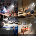 SANSI 300 Watt Equivalent LED Work Light, 3300LM 5000K Portable Camping Lights - Image 7