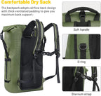 MIER Dry Bag Waterproof Backpack 30L Dry Sack Heavy Duty Roll-Top Closure - Image 3