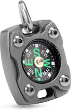 MecArmy Mini Titanium/Brass Compass, Waterproof IPX5 Pocket Compass - Image 8