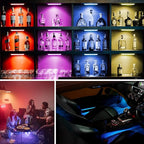 Remote Control RGB Lights Under Cabinet Lighting Rechargeable, 48-LED Wireless - Image 2