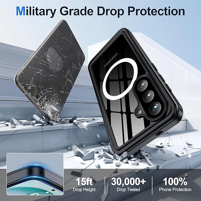 ANTSHARE for Samsung Galaxy S26 Case Waterproof, Built-in Lens & Screen - Image 4