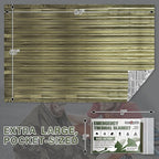 SecuCaptain Survival Emergency Thermal Blankets: Extra Large 84” x63” Space - Image 3