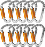 FVW Auto Locking Rock Climbing Carabiner Clips, Professional 25KN Heavy Duty by FVWELECTRICLUNCHBOX