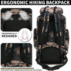 Hiking Backpack for Men 70L/100L Camping Backpack Military Rucksack Molle 3 - Image 5