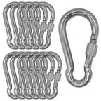 304 Stainless Steel Carabiners -2 inch Heavy Duty, Durable & Rust-Free Clips by Outmate
