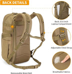 HUNTVP Tactical Backpack for Men 35L Military Backpack MOLLE 1000D Army Daypack - Image 3