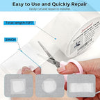 Secopad White Window Screen Repair Tape, 2 in X 15 FT Screen Repair Kit - Image 2