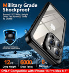 SPIDERCASE ONLY Designed for iPhone 15 Pro Max Waterproof, 12FT Military - Image 5