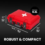 NANUK 910 Waterproof First Aid Box Empty - Image 5