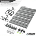Savior Equipment Wall Rack System Heavy-Duty Steel Tactical Rifle Carbine - Image 6