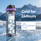 Insulated Water Bottle with Straw - Image 5