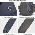 G4Free Canvas Sling Bag Crossbody Backpack - Image 6