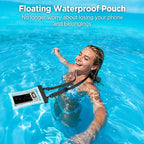 CACOE [Floatable Floating Universal IPX8 Waterproof Phone case 2 Pack-Up to - Image 2