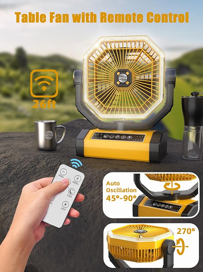 Battery Powered Fan - Image 3