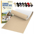 Canvas Repair Tape, 3.2 x 63 Inch Waterproof Heavy Duty Fabric Tape by ProfessionalFurnitureRepair