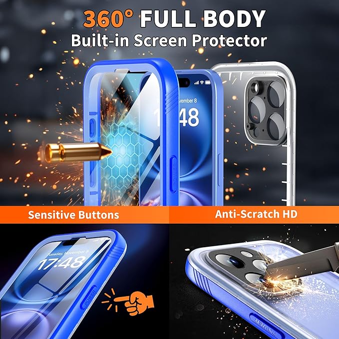 Cozycase for iPhone 16 Pro Case Waterproof - Image 6