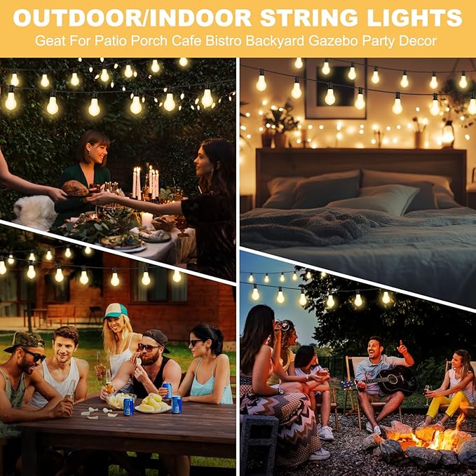 75FT Outdoor String Lights Waterproof - Image 7