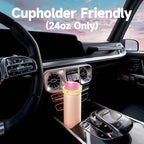 24 oz Insulated Water Bottle for Women: Meoky Stainless Steel Metal Water Bottle - Image 7