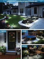 SOLPEX Solar Pathway Lights Garden Decor - Image 2
