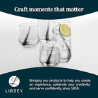 Libbey Ascent Black Ribbon 16 Piece Tumbler and Rocks Glass Set - Image 6