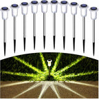 Solar Lights Outdoor 15 Pack Solar Pathway Lights LED Waterproof Stainless - Image 7