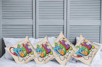 Ambesonne Music Throw Pillow Cushion Case Pack of 4, Illustration of Graffiti - Image 2