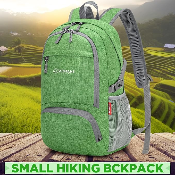 ZOMAKE Ultra Lightweight Packable Backpack 25L, Small Foldable Backpacks Hiking - Image 7