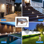 Peasur Solar Lights Outdoor Waterproof, 3 Lighting Modes Solar Motion Sensor - Image 6