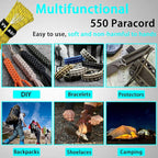VVAAGG Reflective Paracord Rope 100FT, 7 Strand Nylon para Cord Lanyard Utility - Image 7