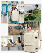 WONHOX Large Travel Backpack Carry on Flight Approved Laptop Work Business - Image 7