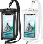 CACOE Floating Universal Waterproof Phone case 2 Pack-Up to 7.0", Phone Pouch by CACOE